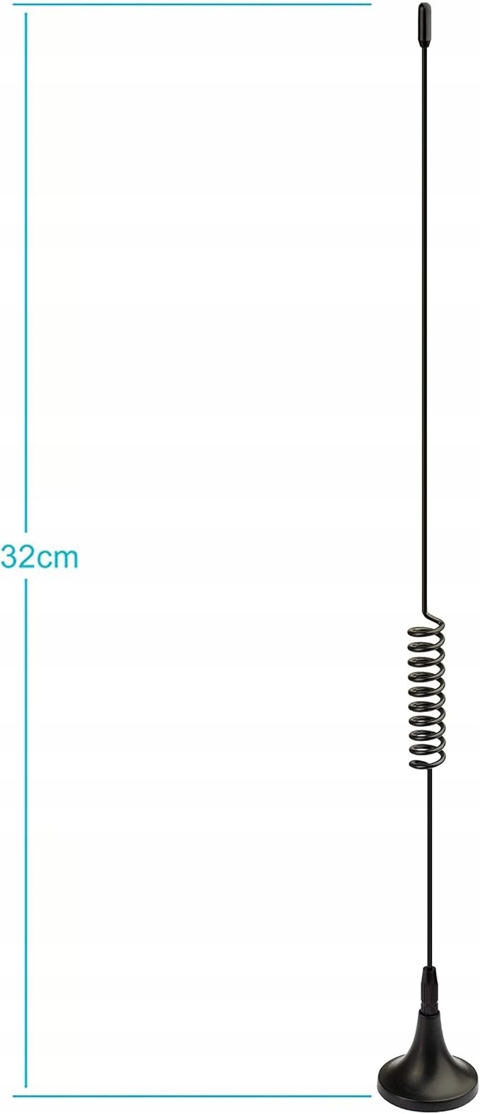 Autorádio anténa Bingfu DAB, magnetická, SMA konektor, 5 m kábel