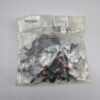 24 mini nylonové pružinové svorky 2 palce (6,5 mm) na pozadie, do štúdia, záhrady