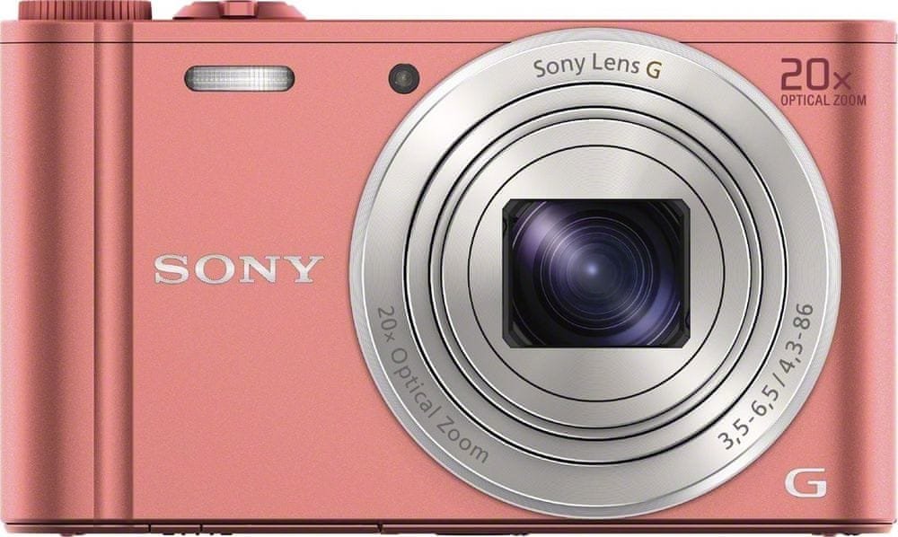 Digitálny fotoaparát Sony DSC-WX350 ružový