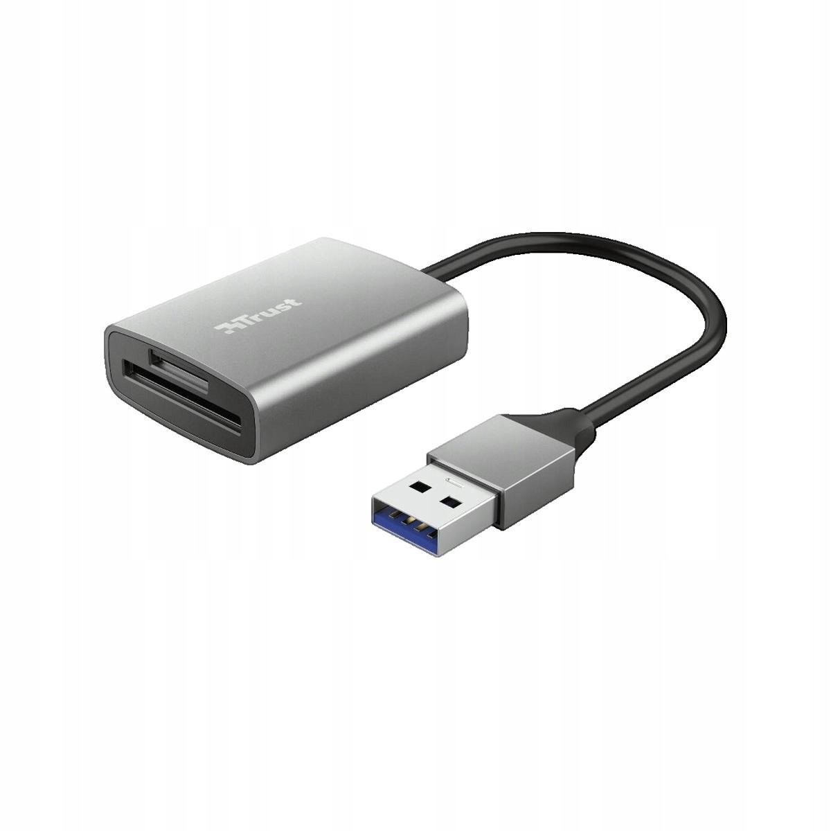 Čítačka kariet Trust Dalyx strieborná USB 3.2 Gen 1
