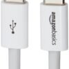 AmazonBasics L6LUC026-CS-R kábel USB 1,8 m USB C Pánsky biely
