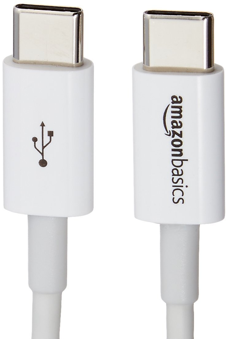 AmazonBasics L6LUC026-CS-R kábel USB 1,8 m USB C Pánsky biely