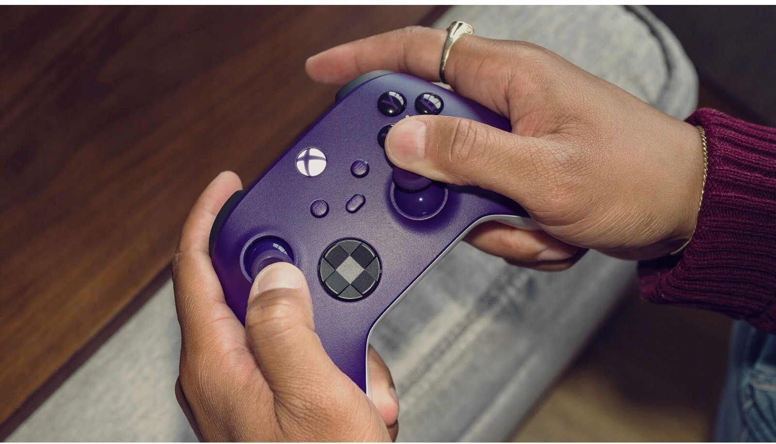 Bezdrôtový ovládač Microsoft fialový Xbox X/S