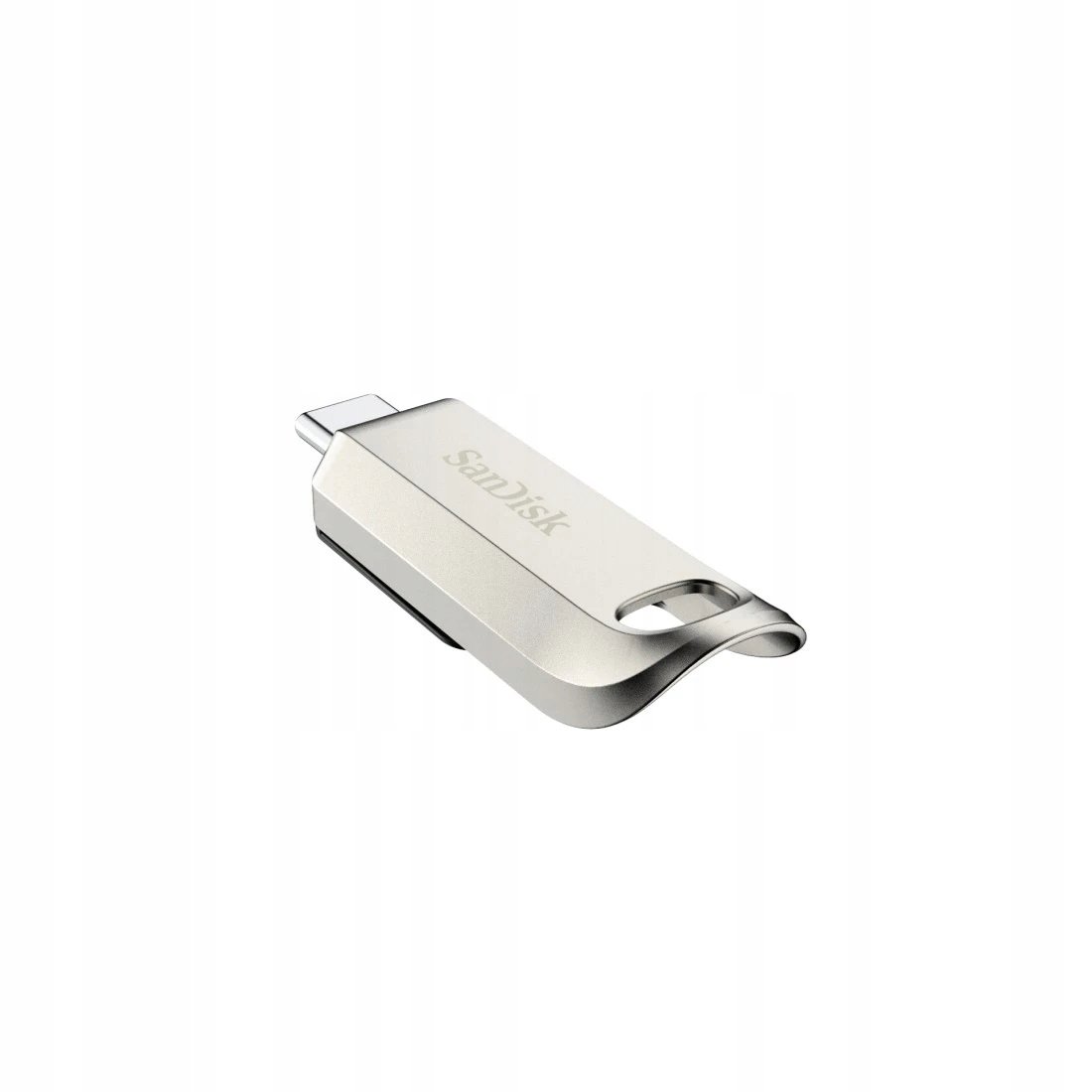 USB kľúč SanDisk Ultra Luxe 512GB, 512 GB, USB-C 3.2, strieborný