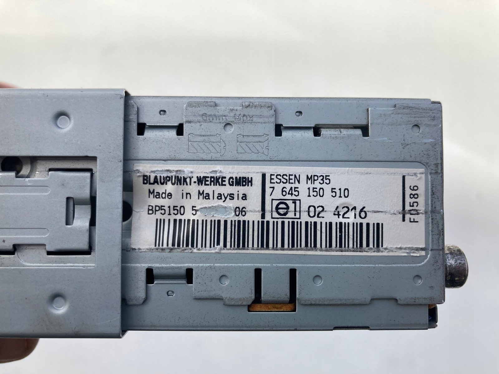 AUTORÁDIO BLAUPUNKT MP35