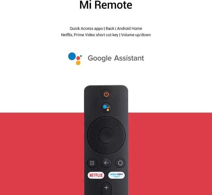 Xiaomi MI TV Stick s diaľkovým ovládačom s Bluetooth, Google Assistant a tlačidlom Netflix + Prime Video (Android TV 9.0 s Google Play Store, Smart Cast, priestorový zvuk Dolby a DTS, Wi-Fi)