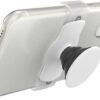 41nYXmA7QZL._AC_SL1000_.jpg PopSockets: PopGrip Slide Stretch – neklzkavý stojan na telefón a rukoväť s hranatými okrajmi a vymeniteľnou vrchnou časťou – kompatibilný s väčšinou smartfónov – Stretch White