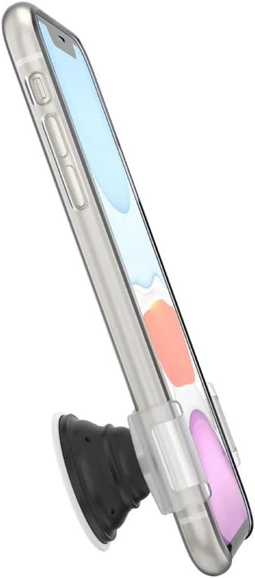 41tZtJlYU-L._AC_SL1000_.jpg PopSockets: PopGrip Slide Stretch – neklzkavý stojan na telefón a rukoväť s hranatými okrajmi a vymeniteľnou vrchnou časťou – kompatibilný s väčšinou smartfónov – Stretch White