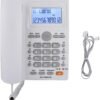 519Bu4n5OL._AC_SL1001_.jpg Bezdrôtový telefón KX-880CID s funkciou hlasitého odposluchu a identifikáciou volajúceho, pevný telefón s dvoma prípojkami pre súkromných používateľov / hotely / firmy / kancelárie (biely)