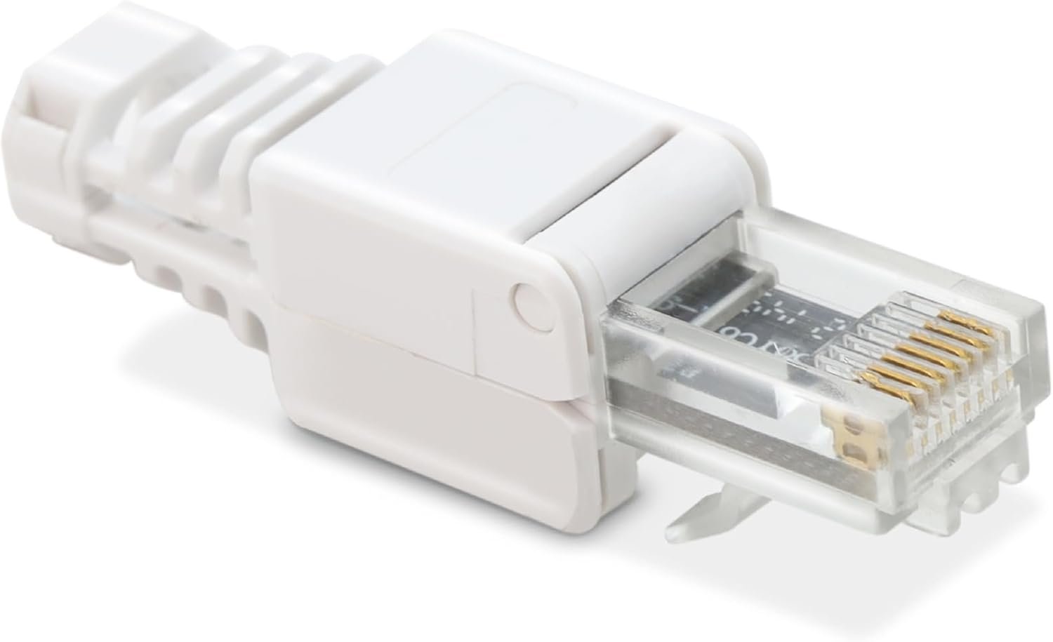 51JlVDfs0DL._AC_SL1500_.jpg Metronic 395202 – 2 ks sieťových konektorov RJ45 pre káble CAT5e, CAT6a, CAT7 UTP LAN, routery; prenosné, montáž bez náradia; kompatibilné s AWG 23 až 26