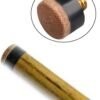 nuoshen 20 ks koncoviek na biliardové tága, 10 mm, drevené, s kovovým skrutkovacím upevnením, pre snookerové náhradné koncovky