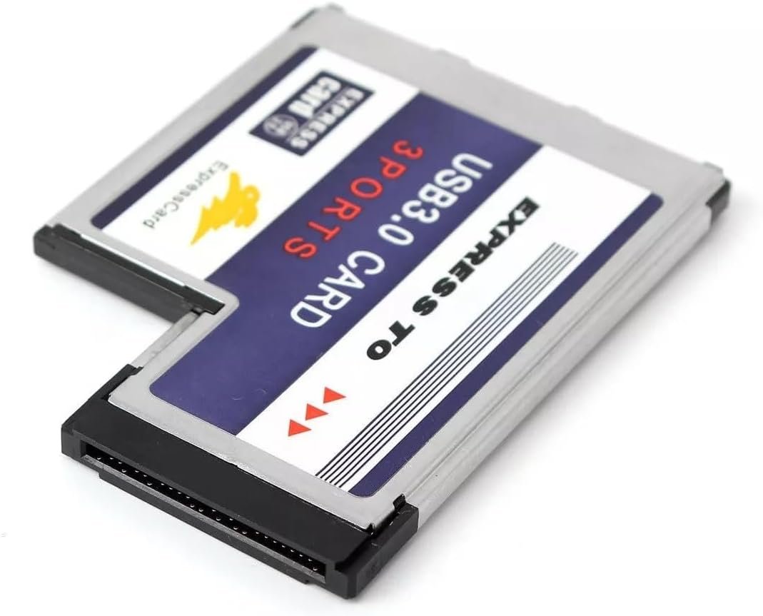 KALEA-INFORMATIQUE 54 mm Express Card (EXPRESSCARD 54) s rozhraním USB 3.0, 3 portmi USB 3.0 5G a čipovou sadou FL1100.