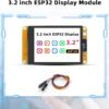 61DWHQuLRhL._AC_SL1500_.jpg Displej ESP, modul ESP s WiFi a Bluetooth, 3,2 palca, rozlíšenie 240 × 320, modul ESP Display TFT ESP-2432S032C-I, kapacitný dotykový displej s rozhraním USB-C pre Arduino IDE