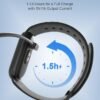 61R29r6DDwL._AC_SL1500_.jpg Sinoacc Nabíjačka 100 cm kompatibilná s Xiaomi Smart Band 9/8/8 Pro/8 Active/Redmi Band 2/Redmi Watch 4/Redmi Watch 3 Active/Lite – náhradný magnetický USB nabíjací kábel pre hodinky Xiao Mi Redmi Smartwatch