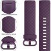 61UNFrq1cTL._AC_SL1500_.jpg Náhradný silikónový športový remienok Vancle pre náramok Fitbit Charge 4, dámsky, pánsky, remienok k hodinkám pre náramok Fitbit Charge 3/Fitbit Charge 4 SE/Fitbit Charge 3 SE (L, tmavý)