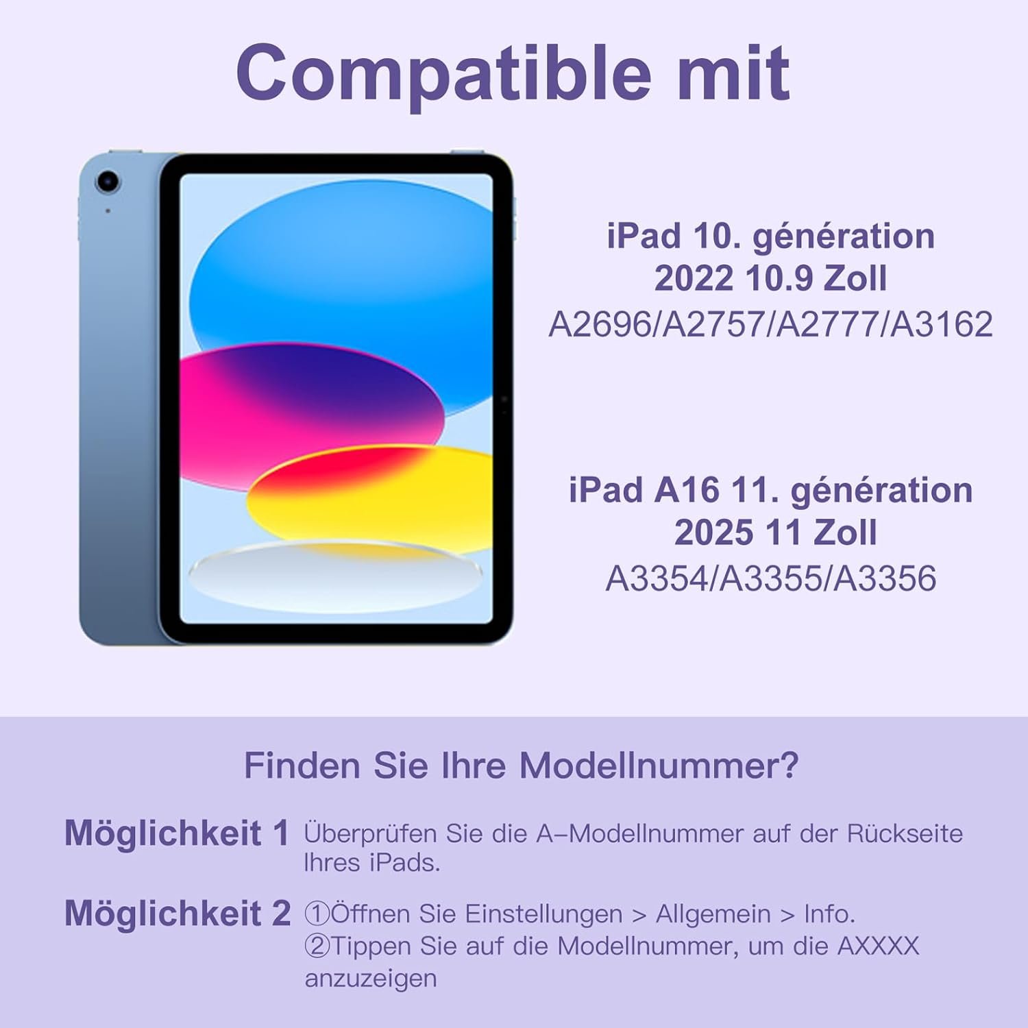 61ZbdgAEWCL._AC_SL1500_.jpg Vobafe Puzdro s klávesnicou pre iPad A16 11./10. generácie (2025/2022, 11/10,9 palca) – 7 farieb, podsvietená magnetická odnímateľná klávesnica, ochranné puzdro s držiakom na pero pre iPad 11./10. generácie
