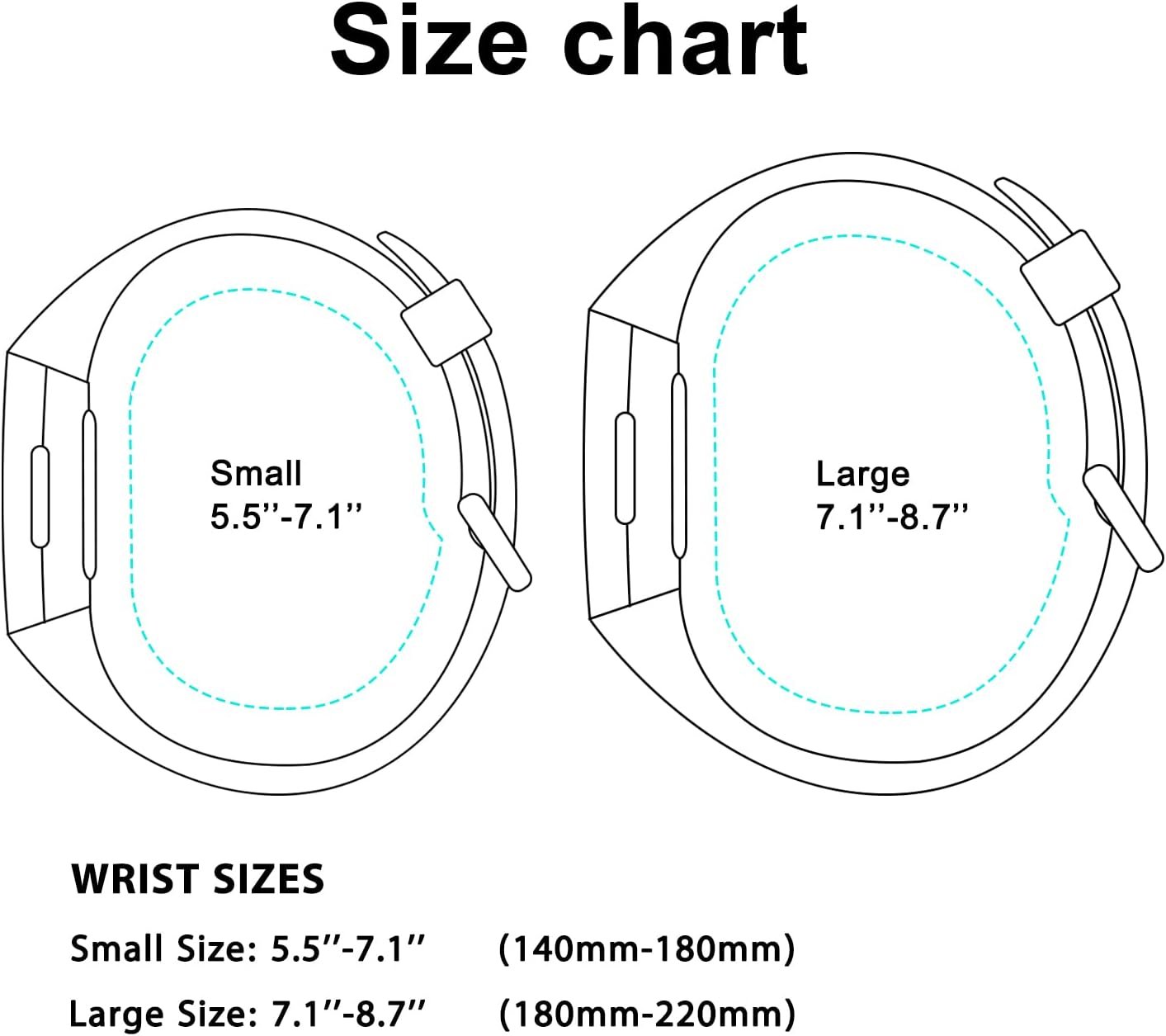 61eTxSouWLL._AC_SL1500_.jpg Náhradný silikónový športový remienok Vancle pre náramok Fitbit Charge 4, dámsky, pánsky, remienok k hodinkám pre náramok Fitbit Charge 3/Fitbit Charge 4 SE/Fitbit Charge 3 SE (L, tmavý)
