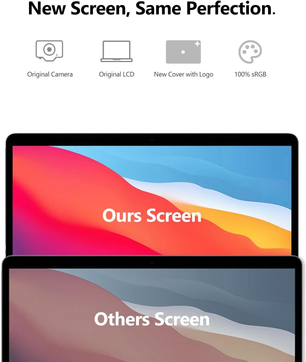 61fFJ6ywZUL._AC_SL1500_.jpg LHM A2338 náhradný displej pre MacBook Pro 13,3 palca M1 M2 Retina EMC 3578 EMC 8162 MYD83 MYD92 MYDA2 MYDC2 MNEQ3 MNEP3 MNEJ3 2560 x 1600 Full LCD displej v zostave s montážnou sadou (Space Grey)