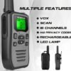 61vvnQZPy4L._AC_SL1100_.jpg Walkie Talkie Professional pre dospelých, outdoorová sada vysielačiek Walkie Talkie, vybavenie na prežitie