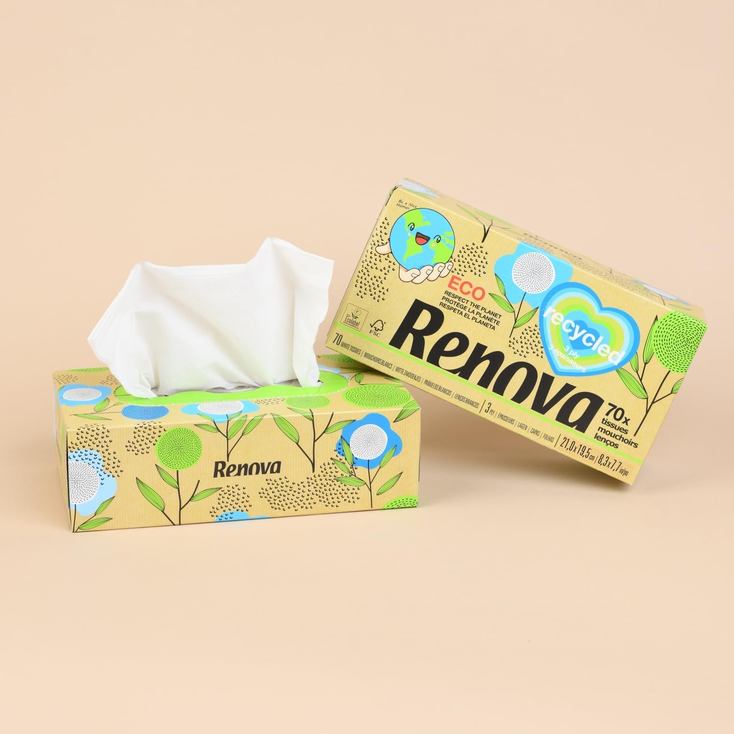 71YHtR3FCBL._AC_SL1500_.jpg Renova 100 % RECYKLOVANÉ vreckovky 70 listov
