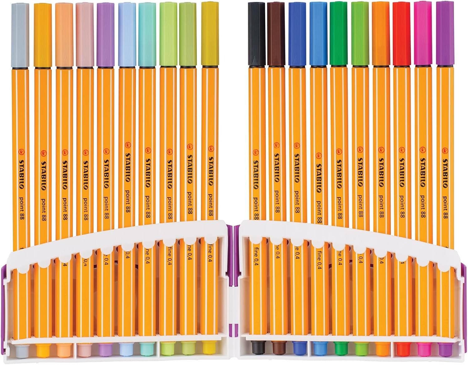 STABILO – Fineliner – point 88 ColorParade – balenie 20 ks – s 20 rôznymi farbami