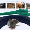 71oZ0Lm12XS._SL1440_.jpg Elfcam® – 25 m pancierovaný optický kábel s konektormi LC/APC na LC/APC, kompatibilný s nemeckou spoločnosťou Telekom, simplexný jednovláknový 9/125 μm OS2 prepojovací kábel, čierny (25 m)