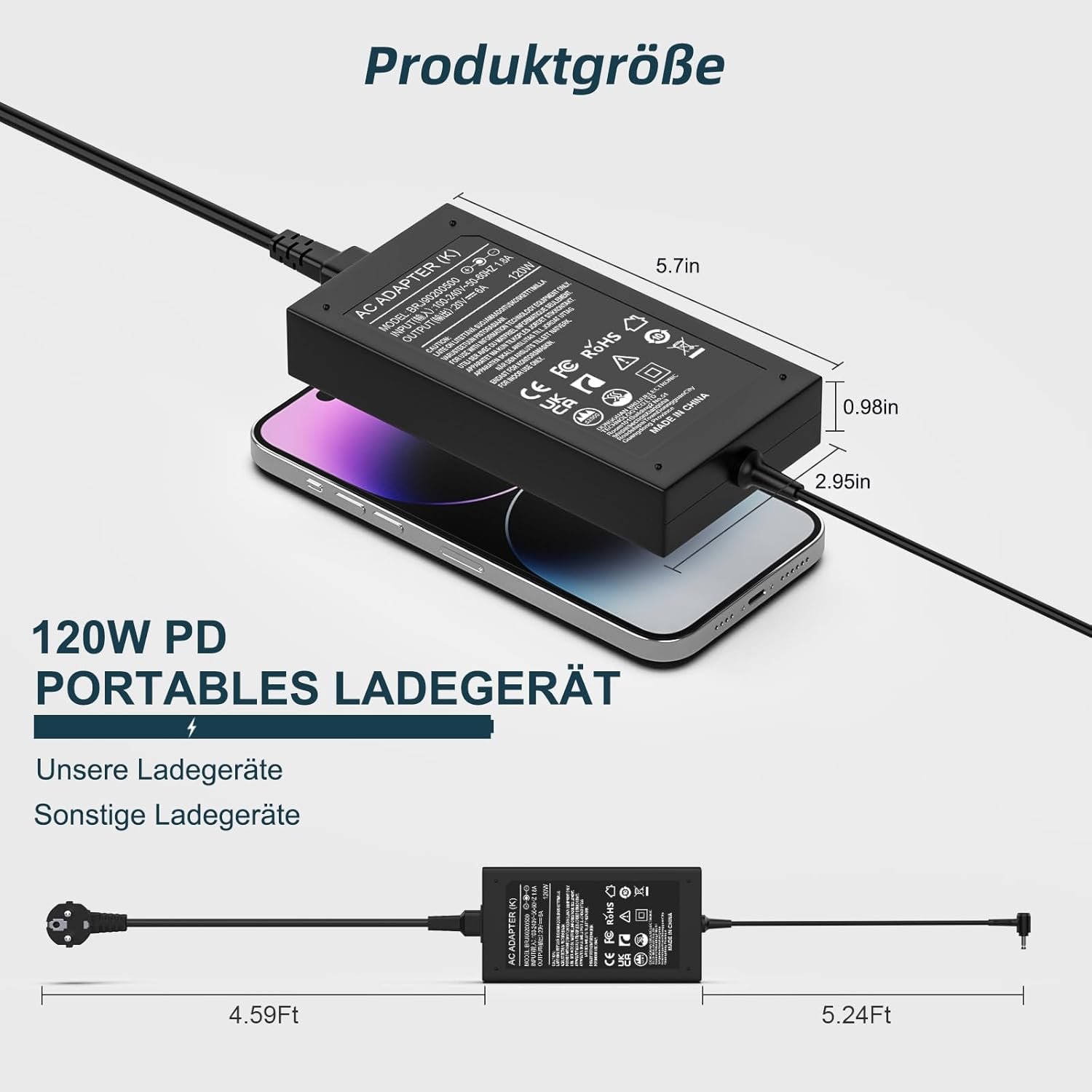 71pMjF9nbeL._AC_SL1500_.jpg shefor Sieťový adaptér 120 W, nabíjací kábel pre notebooky, kompatibilný s MSI GV15, GF63, 10, 11, 12Th, Intel Core, notebooky MS-16R5, MS-16R6, MS-16R7, MS-16R8, Cyborg 15, A13V, Summit E16, Flip A13V, nabíjačka