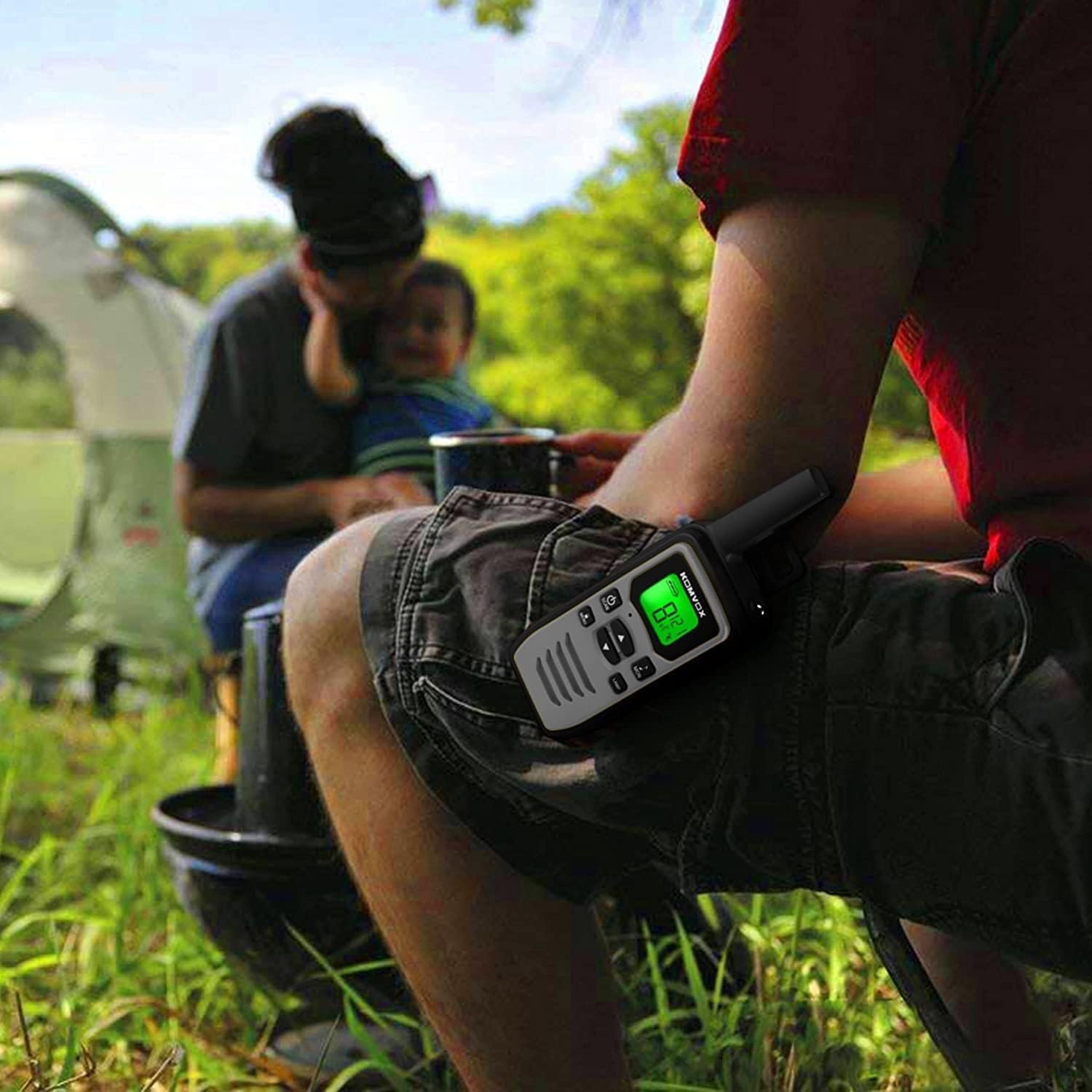 71tzH2HnfPL._AC_SL1500_.jpg Walkie Talkie Professional pre dospelých, outdoorová sada vysielačiek Walkie Talkie, vybavenie na prežitie