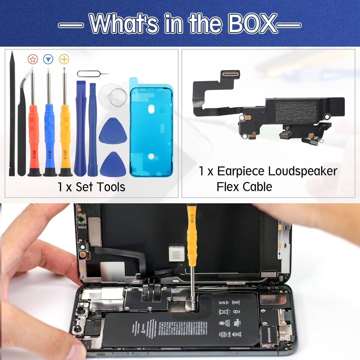 8144Ru-FtL._AC_SL1500_.jpg Slúchadlá kompatibilné s iPhone 12 Mini – slúchadlá Ear, reproduktor, náhradný diel s náradím