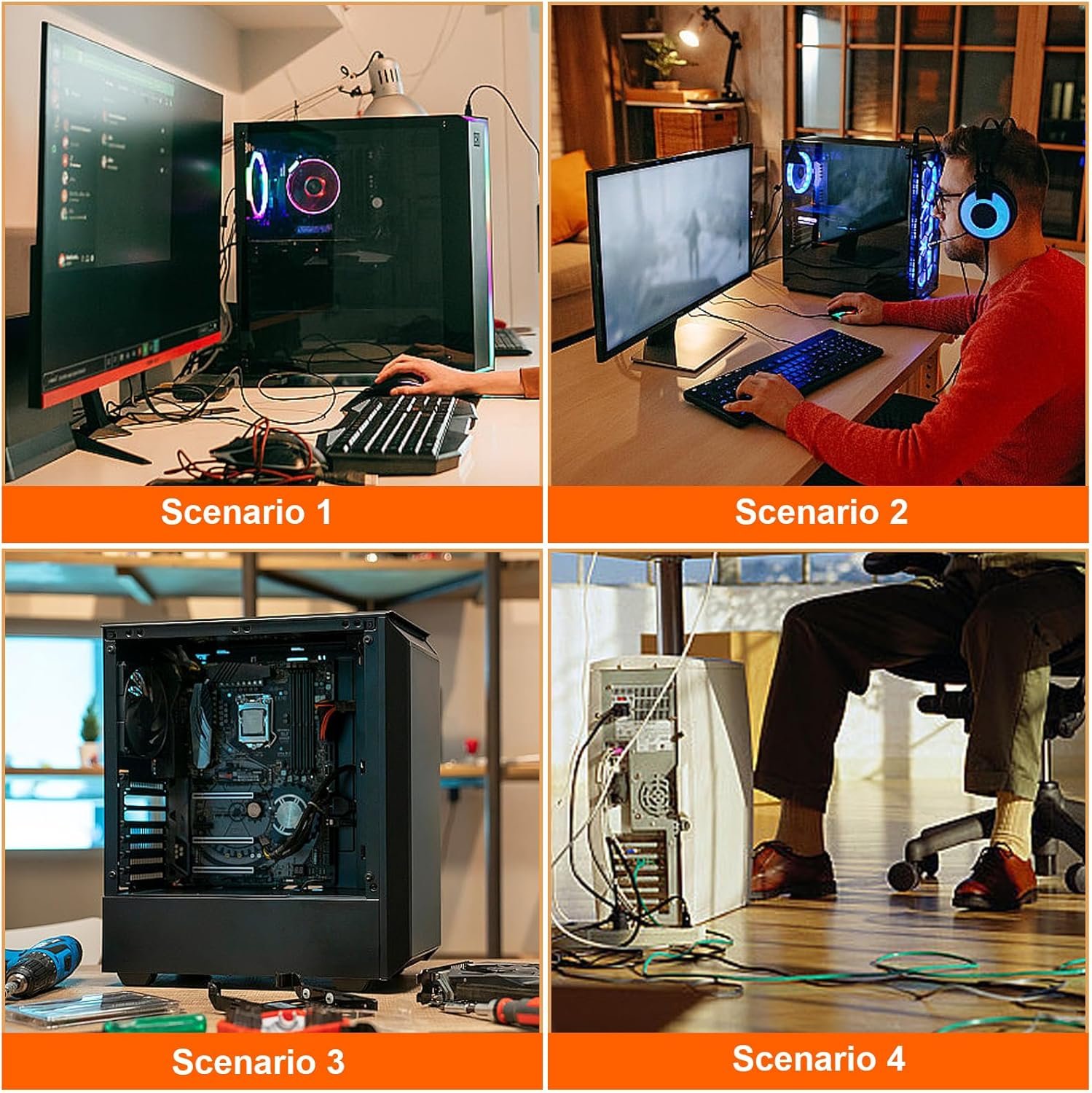 81ND1nntdL._AC_SL1500_.jpg SPORWAY Stojan na CPU, stojan na PC: Univerzálny nastaviteľný stojan na počítač so 4 kolieskami, stojan na počítač pod písací stôl, držiak na počítačovú skriňu, hlavný rám (čierny)