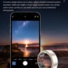 81YBHY3A98L._AC_SL1500_.jpg Inteligentný prsteň Fitness Ring Tracker Inteligentné prstene pre mužov a ženy Krokomer Sledovač aktivity Vodotesný do 5 ATM Sledovač spánku Inteligentný prsteň na meranie srdcovej frekvencie Meranie srdcovej frekvencie Fitness tracker Smart