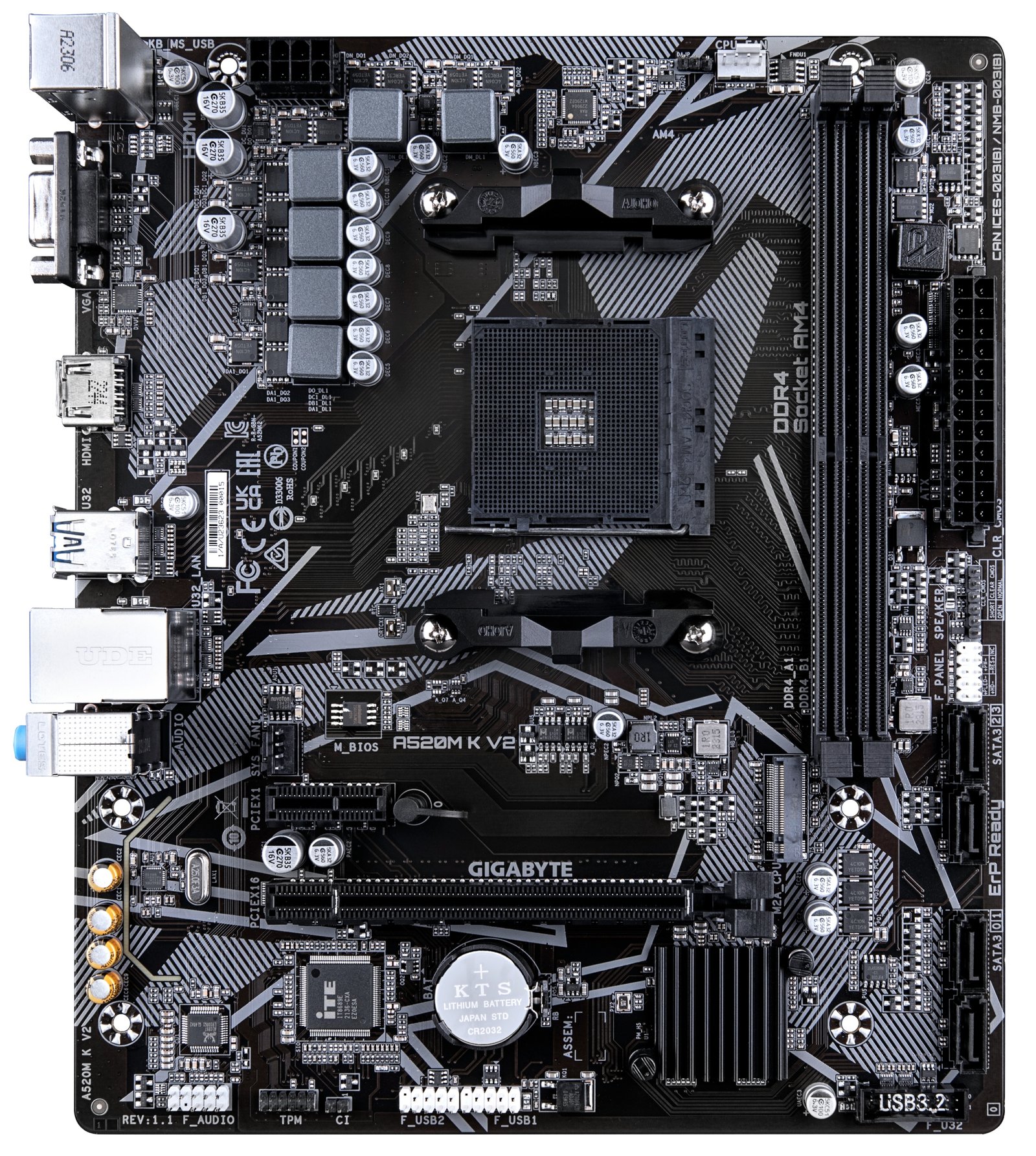 image-109.jpeg Základná doska Gigabyte A520M K V2 AM4 2xDDR4 HDMI VGA M.2 PS/2