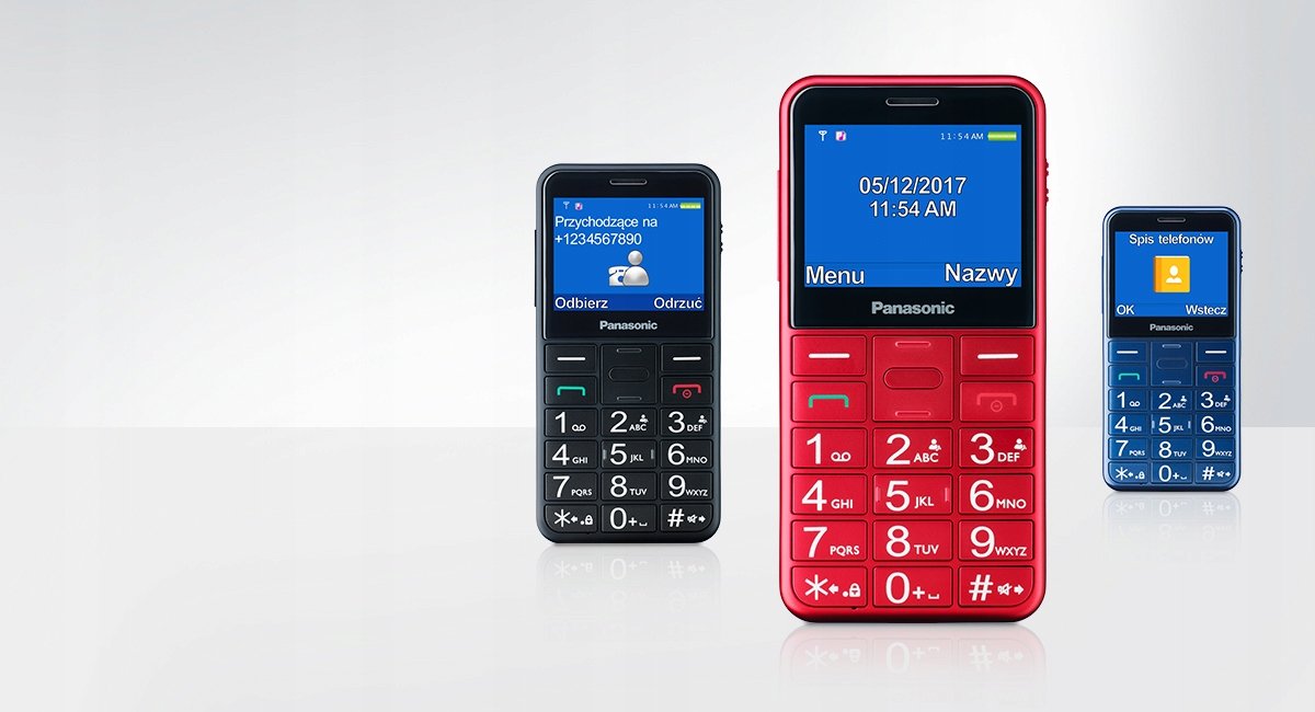 Mobilný telefón Panasonic KX-TU155 512 MB 2G čierny