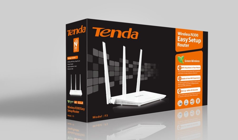 image-1931.jpeg Prístupový bod, Router Tenda F3 802.11n (Wi-Fi 4)