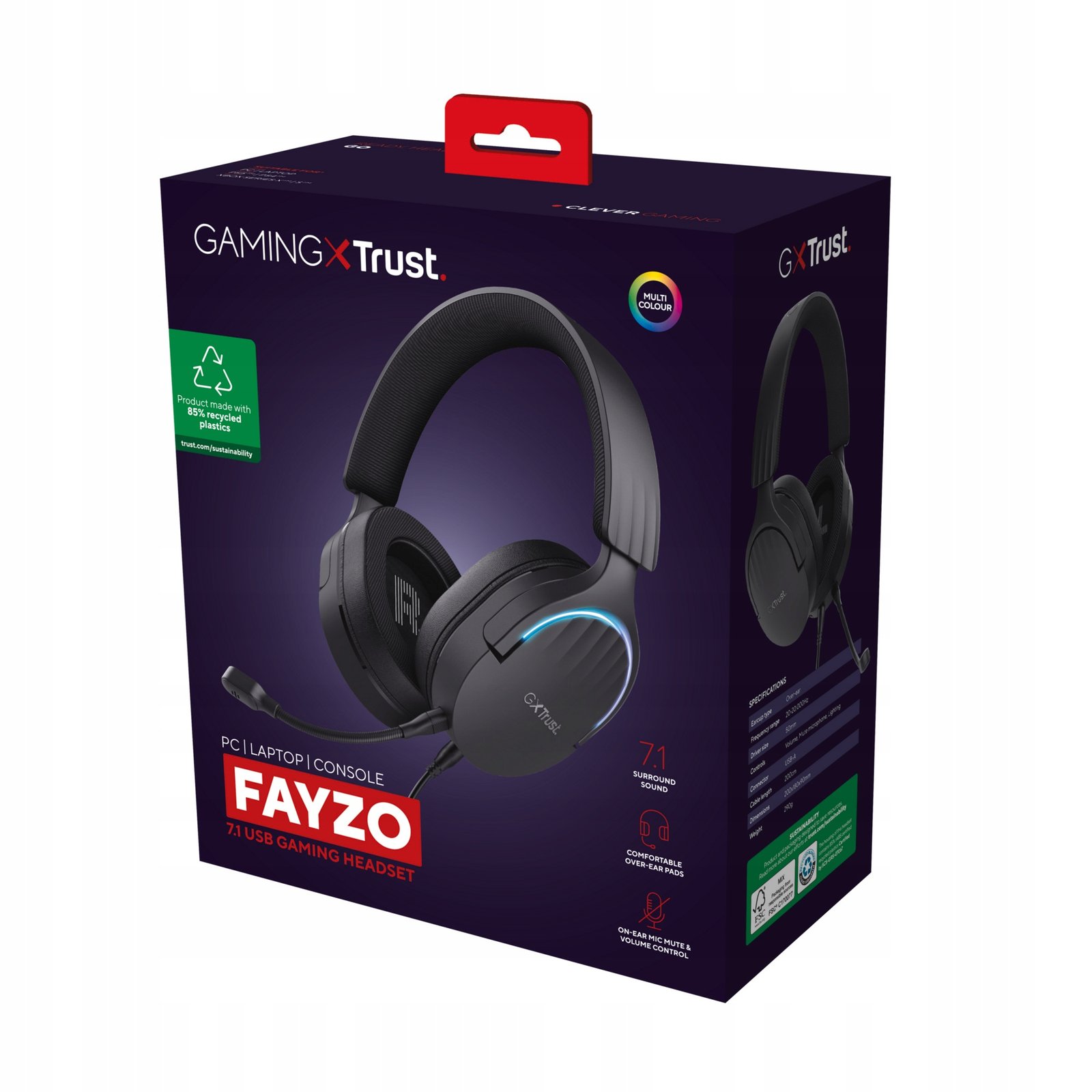 Slúchadlá cez uši Trust GXT 490 Fayzo