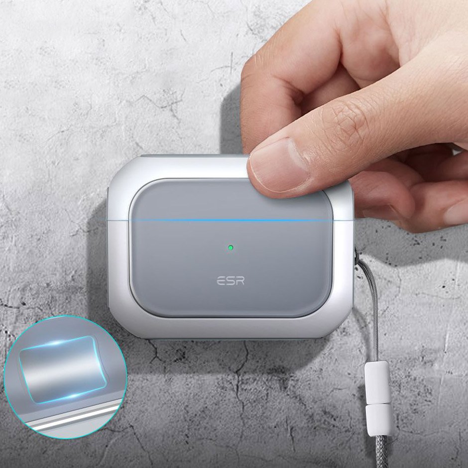image-2251.jpeg Puzdro s klapkou ESR pre Apple AirPods Pro 2 / 1 biele