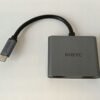 N979 KOZYC USB-C na duálny HDMI adaptér 4K@60Hz rozbočovač