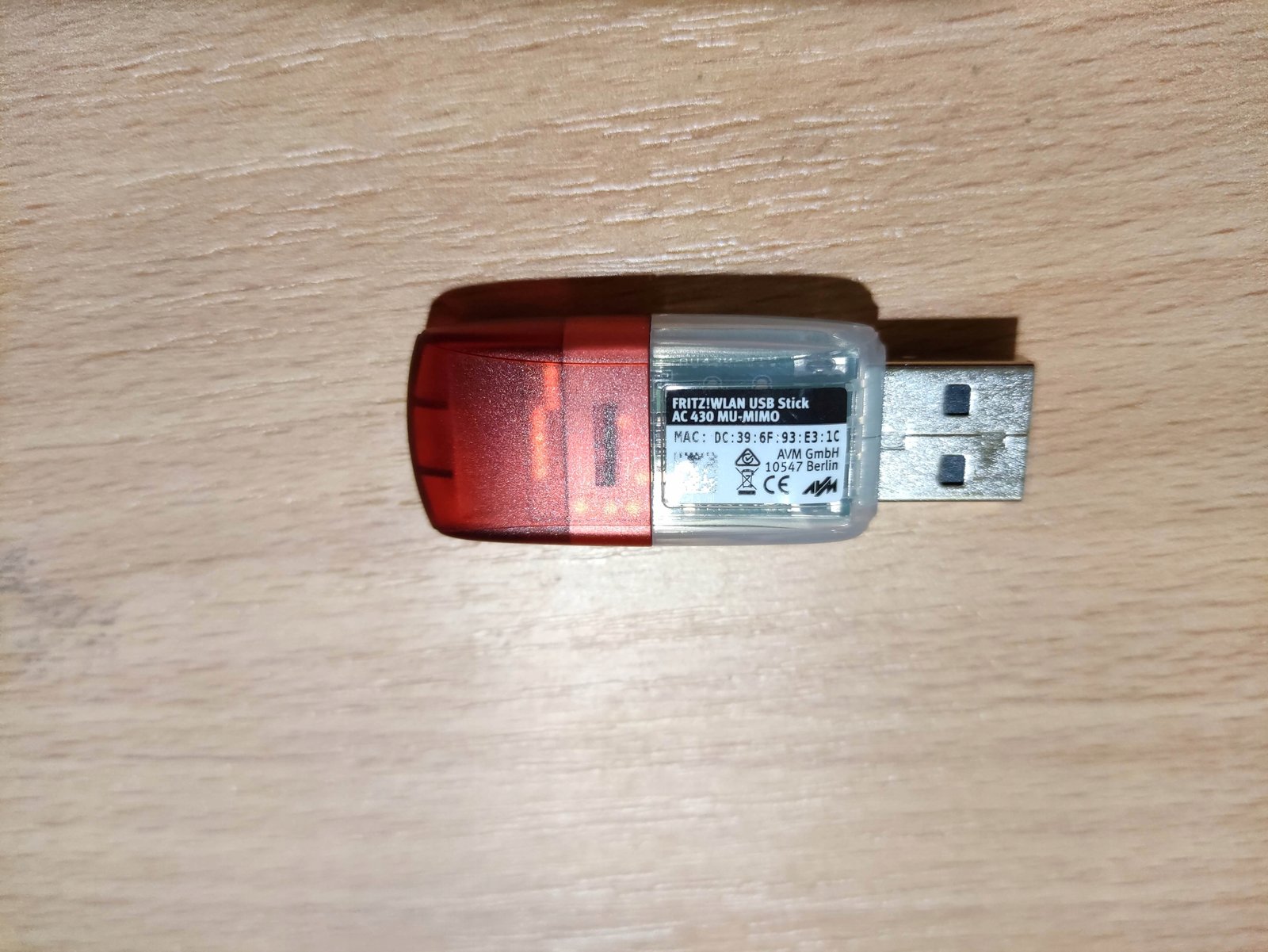 SIEŤOVÁ KARTA FRITZ! WLAN Stick AC 430 MU-MIMO 433 Mbit/s