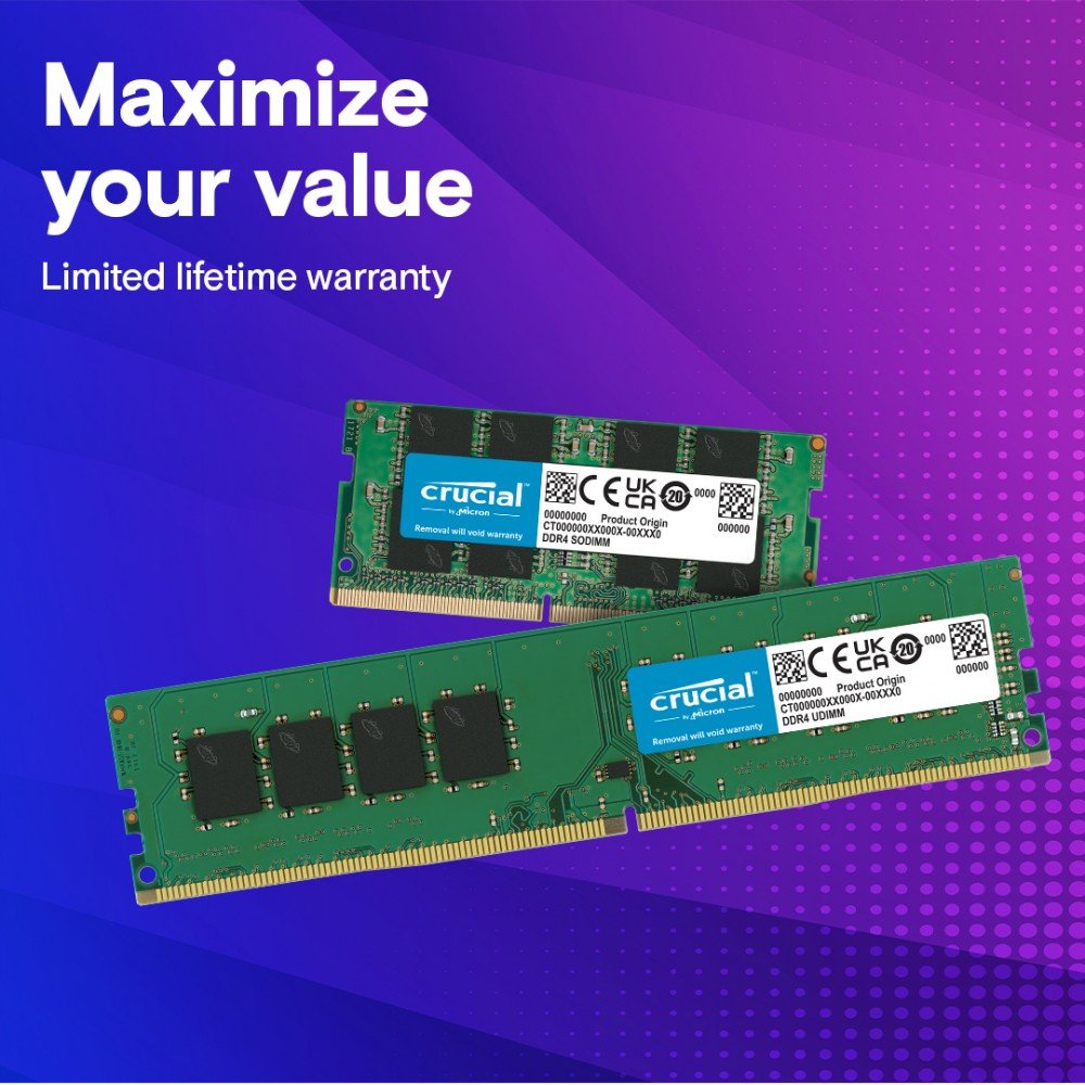 Operačná pamäť RAM Crucial SODIMM DDR4 32GB 3200MHz CL22 (CT2K16G4SFRA32A)