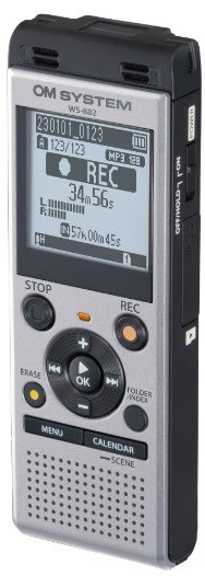 image-503.jpeg Digitálny záznamník Olympus strieborný 4 GB nabíjateľný