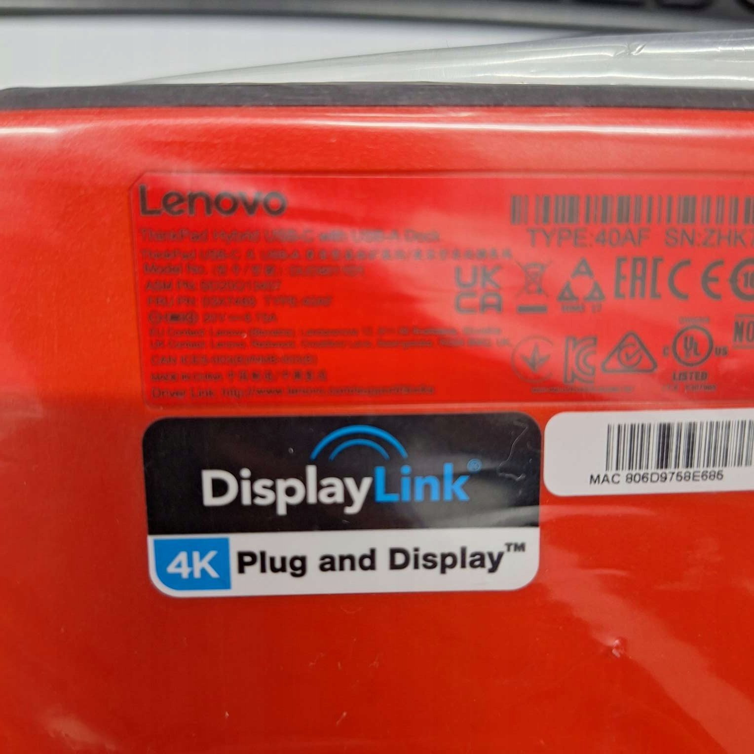 image-64.jpeg Dokovacia stanica Lenovo 40AF0135UK ThinkPad Hybrid USB-C