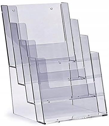 image-688.jpeg Stojan na prospekty A5, štvorposchodový stojan na letáky