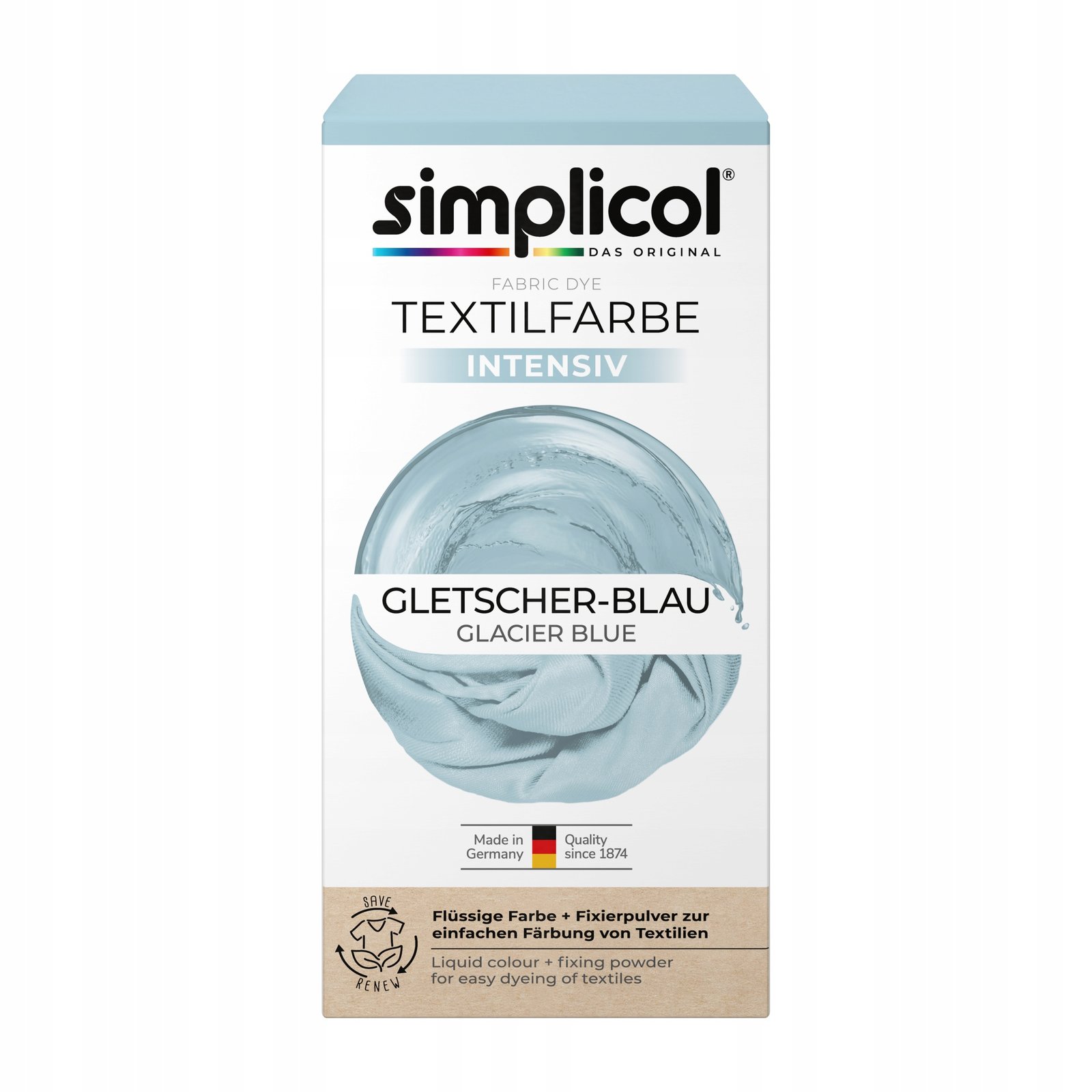 Tekuté farbivo na tkaniny Simplicol modré 560 g
