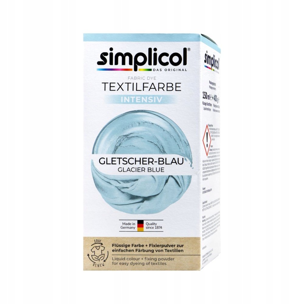 Tekuté farbivo na tkaniny Simplicol modré 560 g