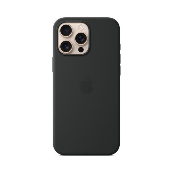 01-108.jpg Apple Silicone Case s MagSafe pre iPhone 16 Pro Max — silikónový kryt čierny