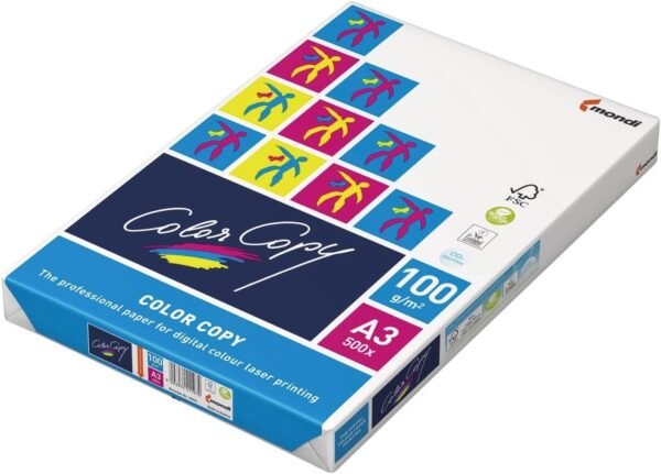 01-117.jpg Mondi Color Copy A3 100 g — biely papier pre farebnú laserovú tlač 500 listov