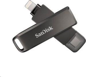 01-125.jpg SanDisk iXpand Flash Drive Luxe 128 GB s konektormi Lightning a USB-C