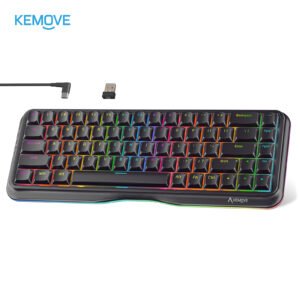 01-148.jpg KEMOVE K68 — bezdrôtová mechanická klávesnica 65 % s RGB a Hot-swap čierna
