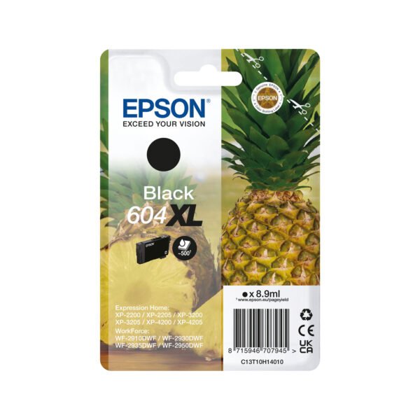 01-176.jpg Epson 604XL — originálna čierna atramentová kazeta 8,9 ml na 500 strán
