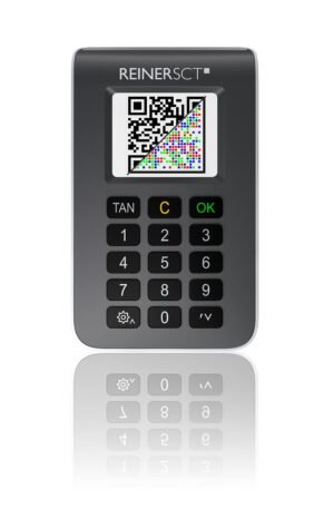 REINER SCT tanJack photo QR — TAN generátor pre online banking